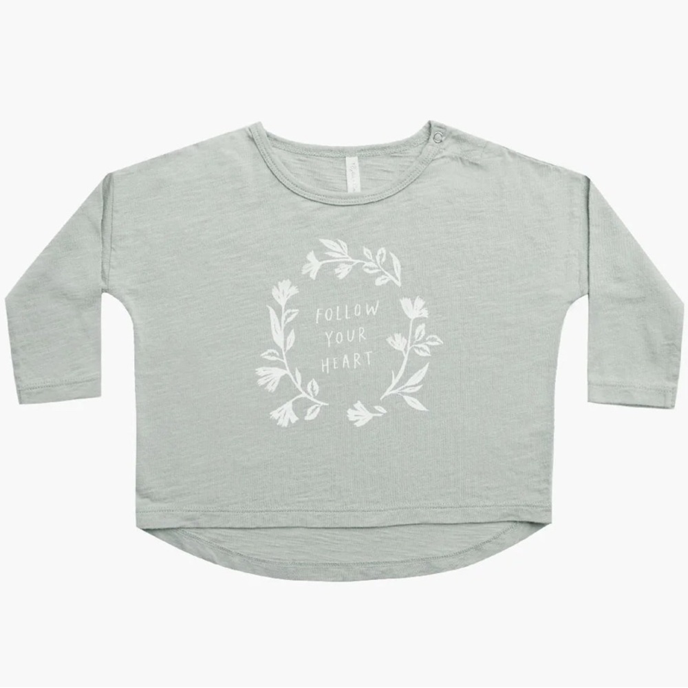 Women's Green Long Sleeve Top